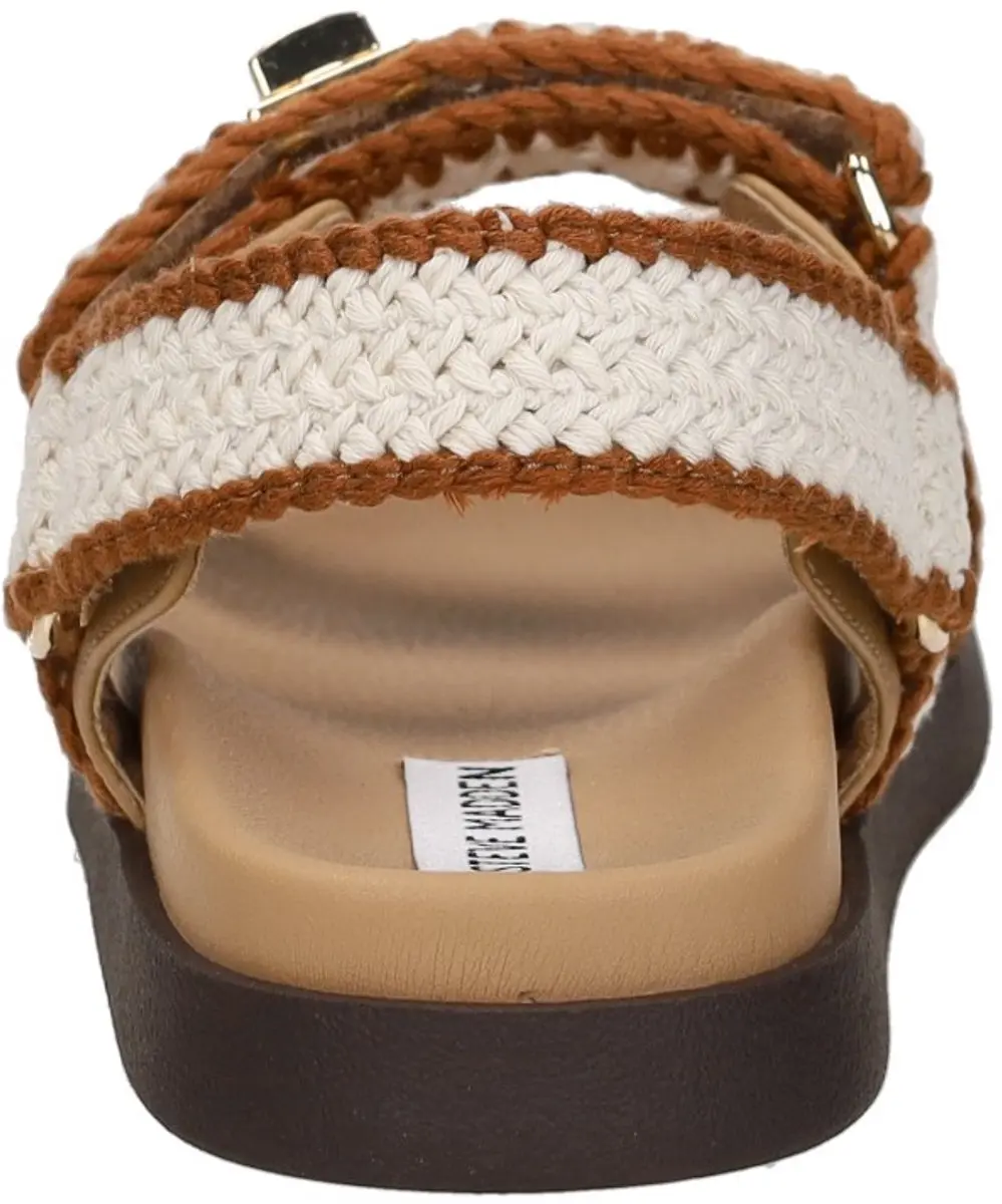 Steve Madden Mona Sandalen Plat - beige - Maat 36 - afbeelding 5 van 6