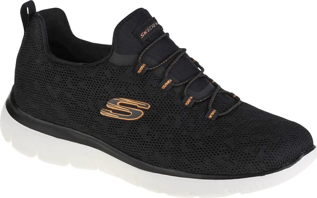Skechers Summits 149037-BKRG, Vrouwen, Zwart, Sneakers, maat: 38,5