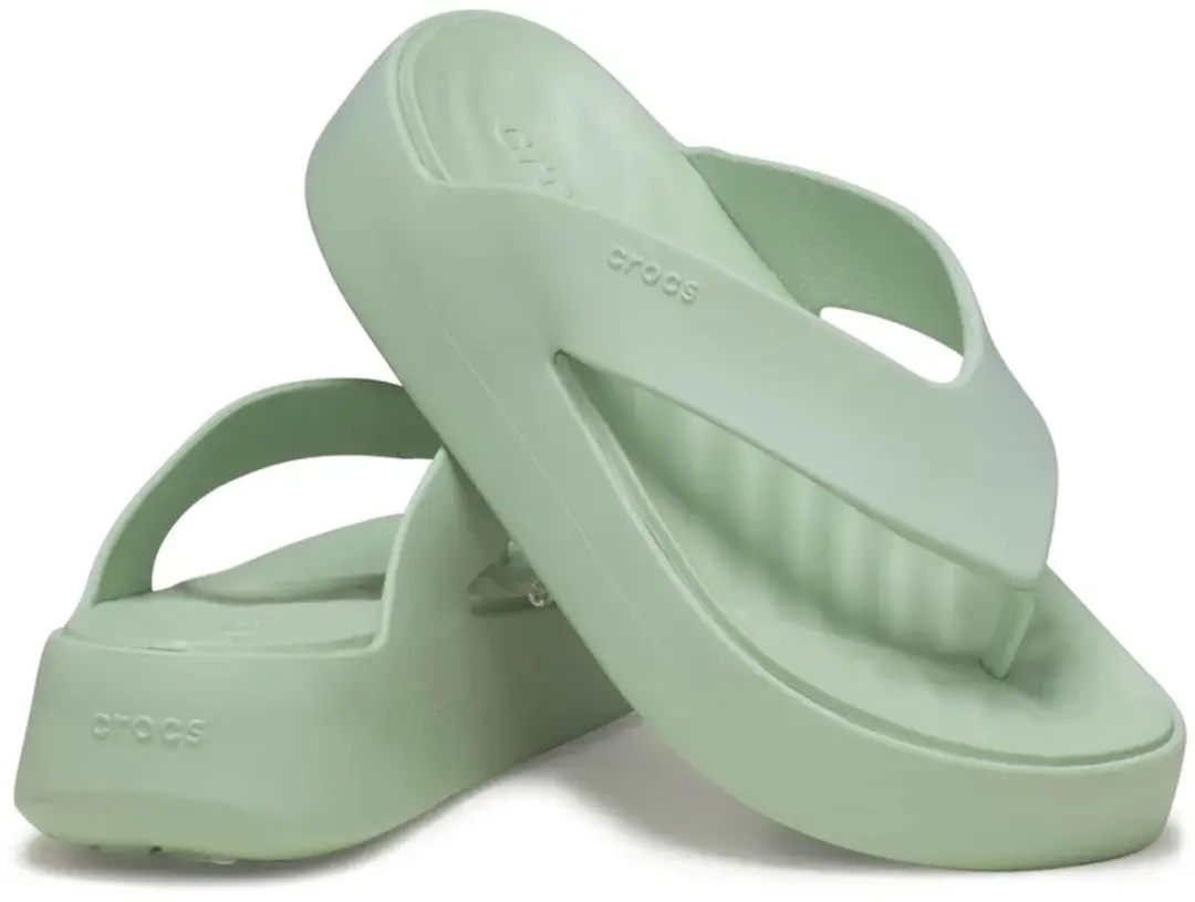 Crocs Getaway Platform Flip Lichtgroen - Maat 42/43 - afbeelding 3 van 3