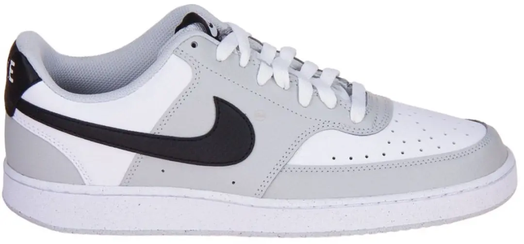 Nike Court Vision Low HV0927-097 Heren Sneakers - Lichtgrijs/Wit/Zwart - afbeelding 5 van 6