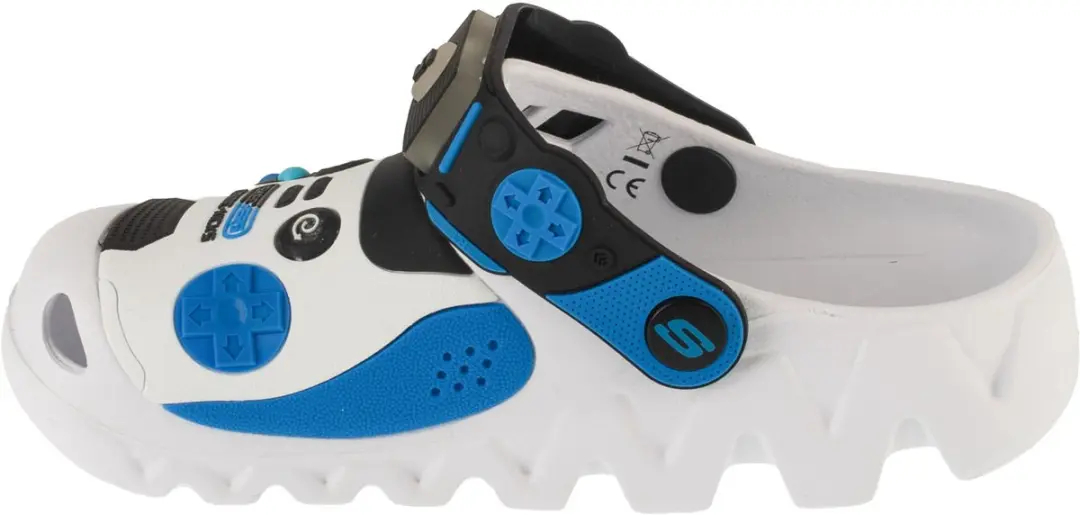 Skechers Foamies Zaggle Hydro-Pointz Slippers 30 - Wit
