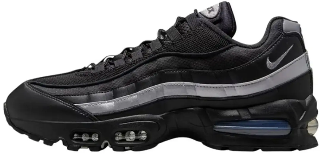 Nike Air Max 95 OG Big Bubble Black White Metallic Silver