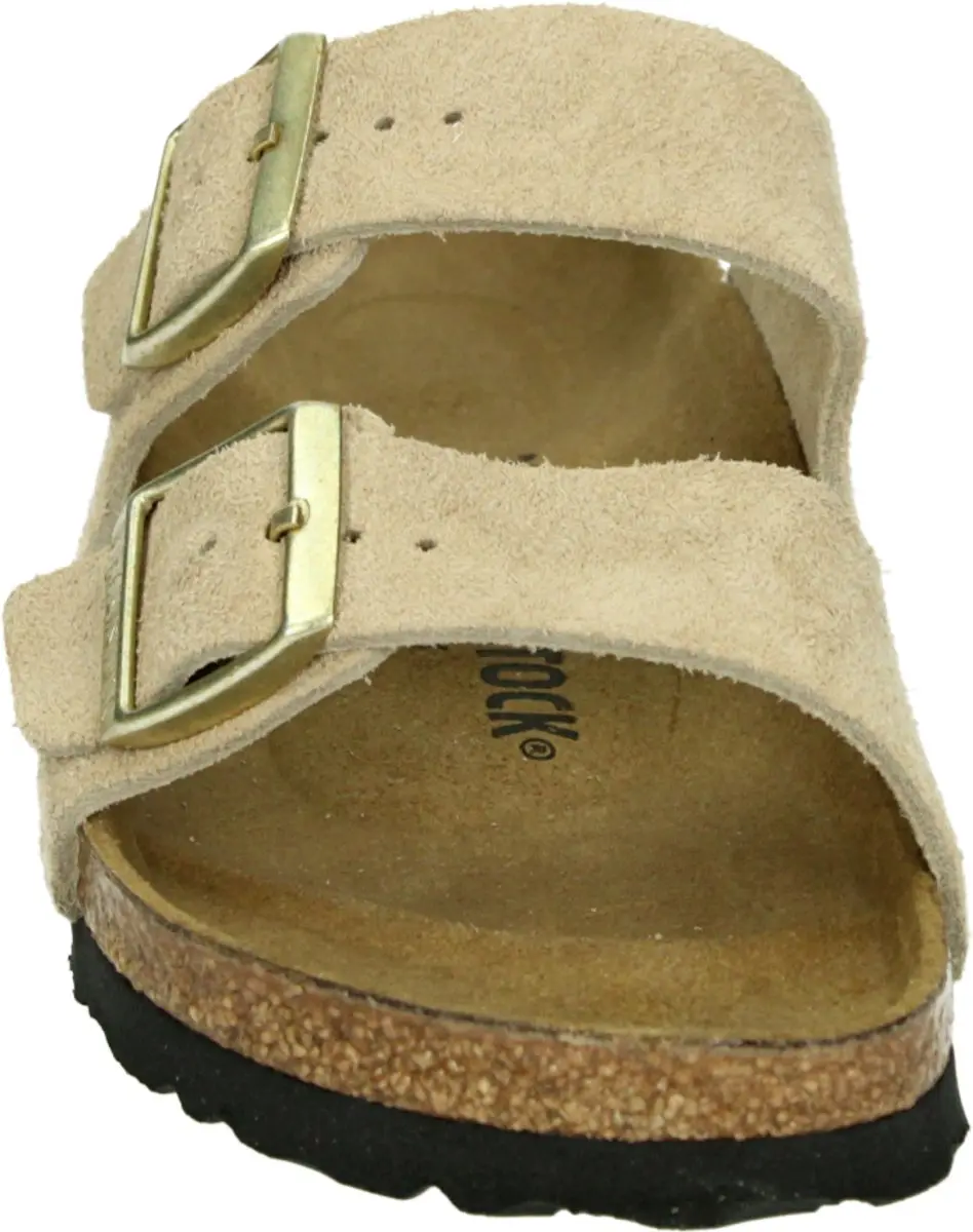 Birkenstock Arizona Suede Sandcastle Teenslipper 42 - Wit/beige - afbeelding 3 van 6