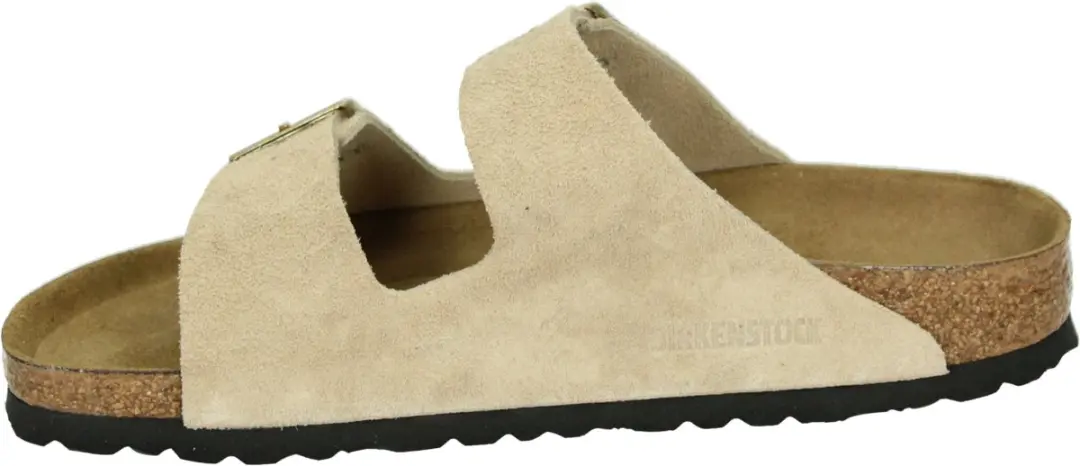 Birkenstock Arizona Suede Sandcastle Teenslipper 42 - Wit/beige - afbeelding 5 van 6