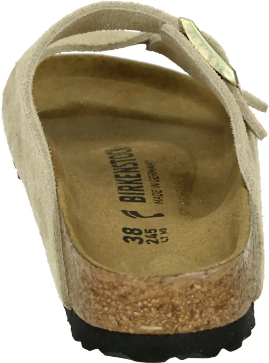 Birkenstock Arizona Suede Sandcastle Teenslipper 42 - Wit/beige - afbeelding 4 van 6