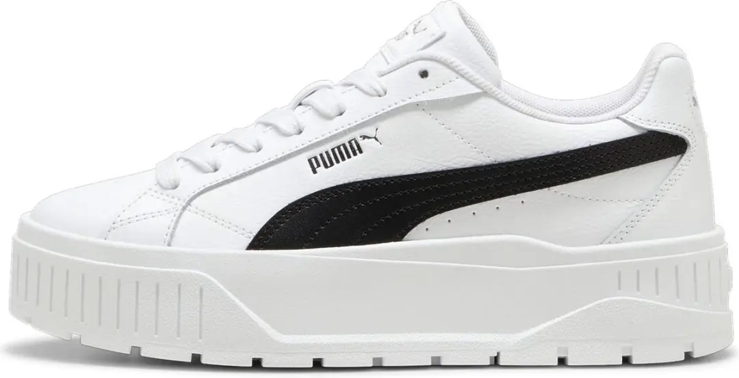 PUMA Karmen II Sneakers Dames - 37.5 - Wit/Zwart - afbeelding 5 van 6