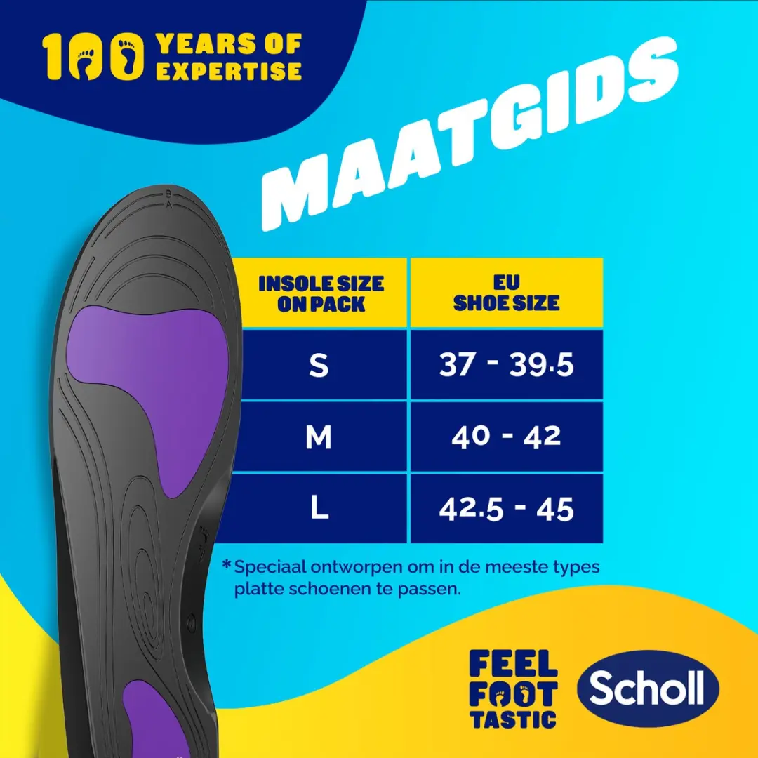 Scholl In-Balance Inlegzolen Medium - 40-42