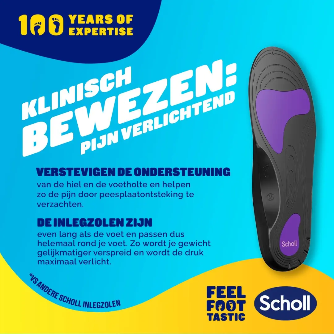 Scholl In-Balance Inlegzolen Medium - 40-42