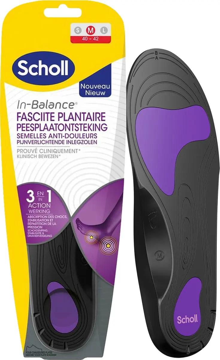 Scholl In-Balance Inlegzolen Medium - 40-42