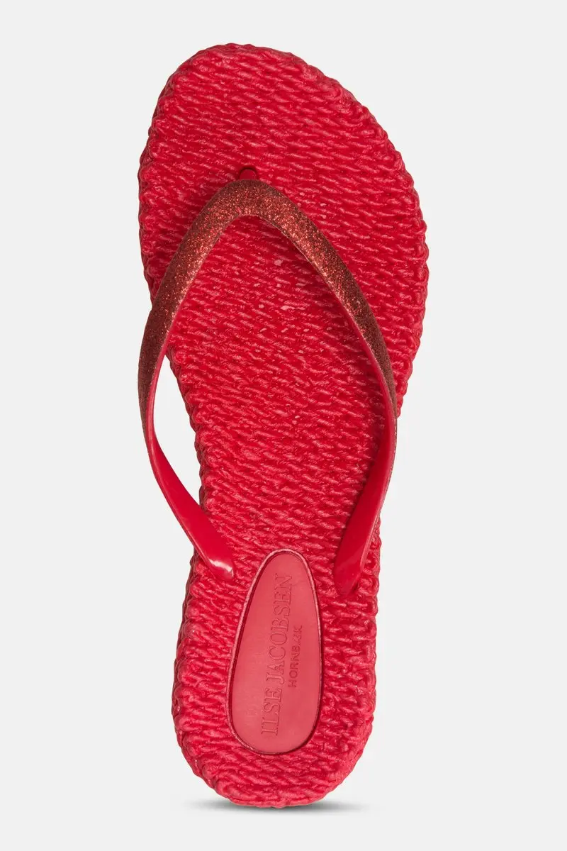 Ilse Jacobsen Cheerful01 Teenslipper - 39 - Deep Red - afbeelding 4 van 6