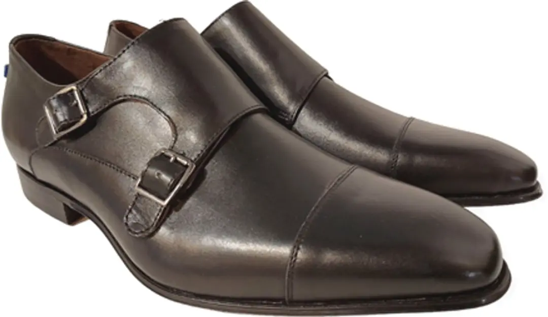 Floris Van Bommel Gespschoenen SFM-30015-10-01 Zwart