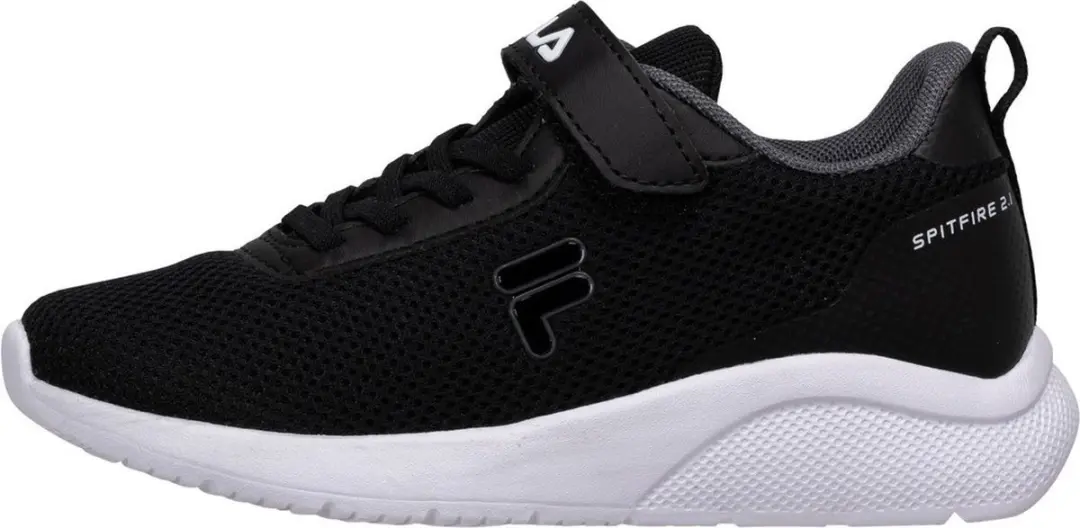 Fila Unisex-hardloopschoenen voor kinderen, laag model Spitfire V Kids, zwart-Ca