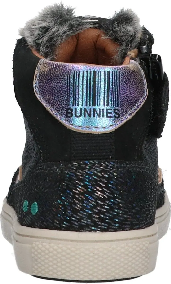 BunniesJR 224752-928 Meisjes Hoge Sneakers - Blauw Nubuck - afbeelding 6 van 6