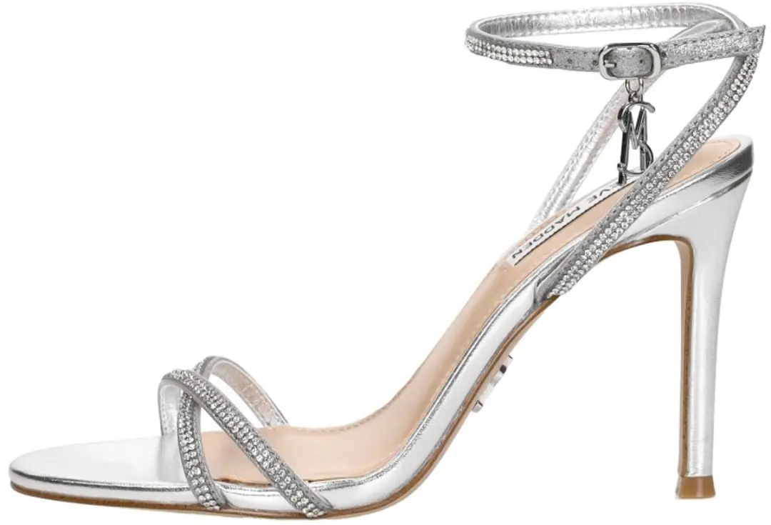 Steve Madden Jypsey Sandalen Hak - Zilverkleur - Maat 40 - afbeelding 2 van 6