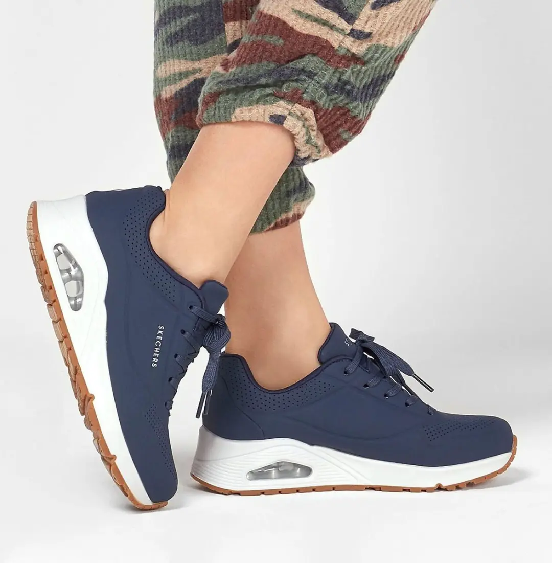 Skechers Uno Air Sneakers Dames - 41 - Navy - afbeelding 4 van 6
