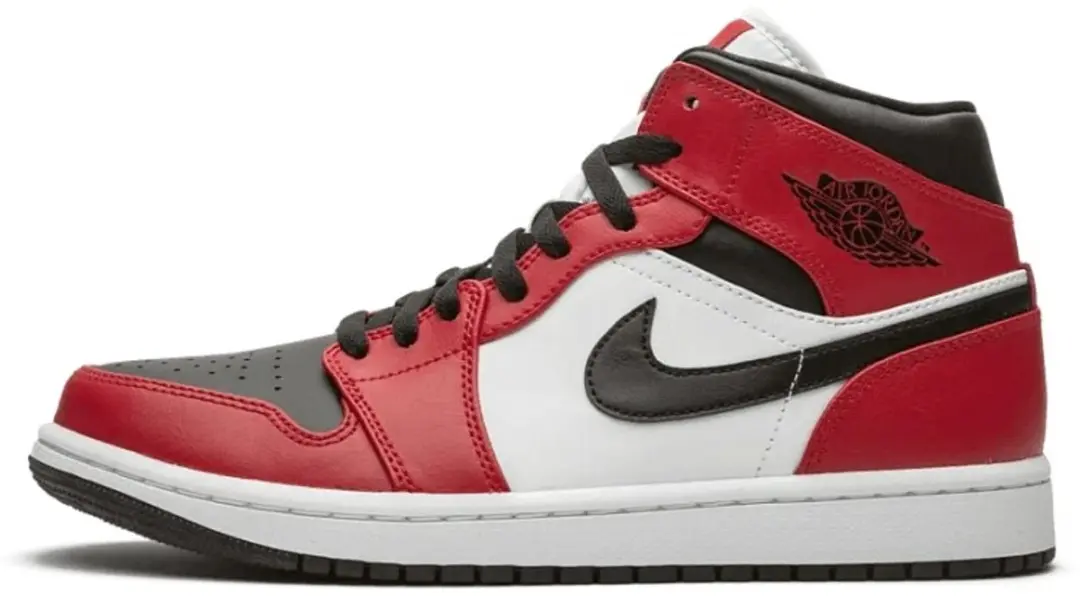 NIKE AIR JORDAN 1 MID Nike heren sportschoenen/lifestyleschoenen rood