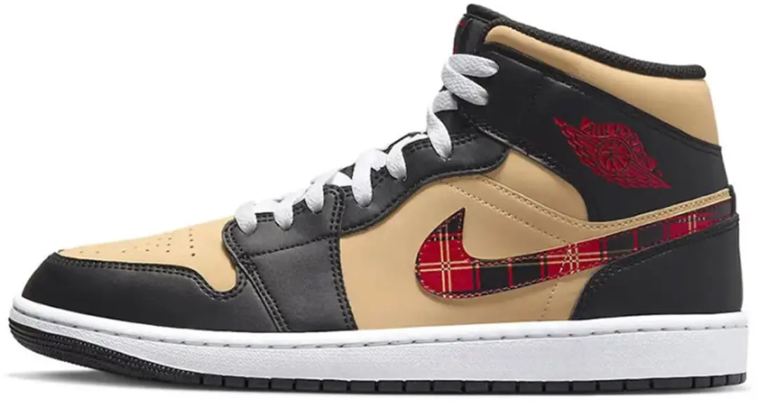 "Nike Nike Air Jordan 1 Mid ""Tartan Swoosh""