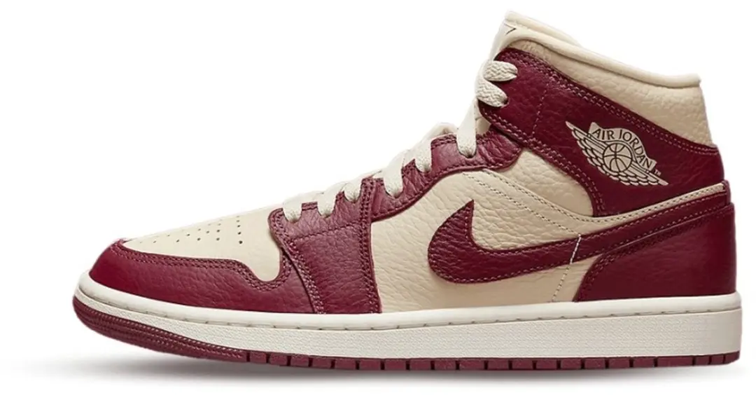 Nike Nike Air Jordan 1 Mid SE Split Beach Cherrywood Red