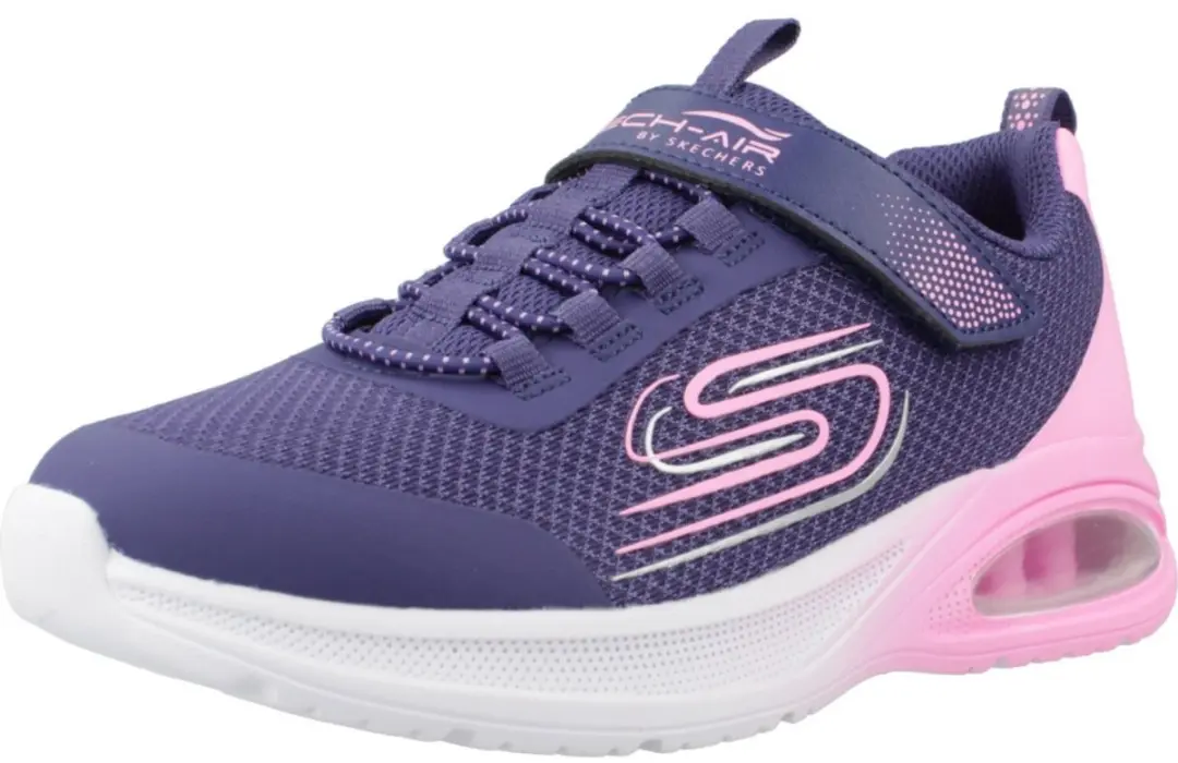 Skechers Microspec Max Advance Fly 3 Sneakers - 29 - Marineblauw - afbeelding 3 van 6