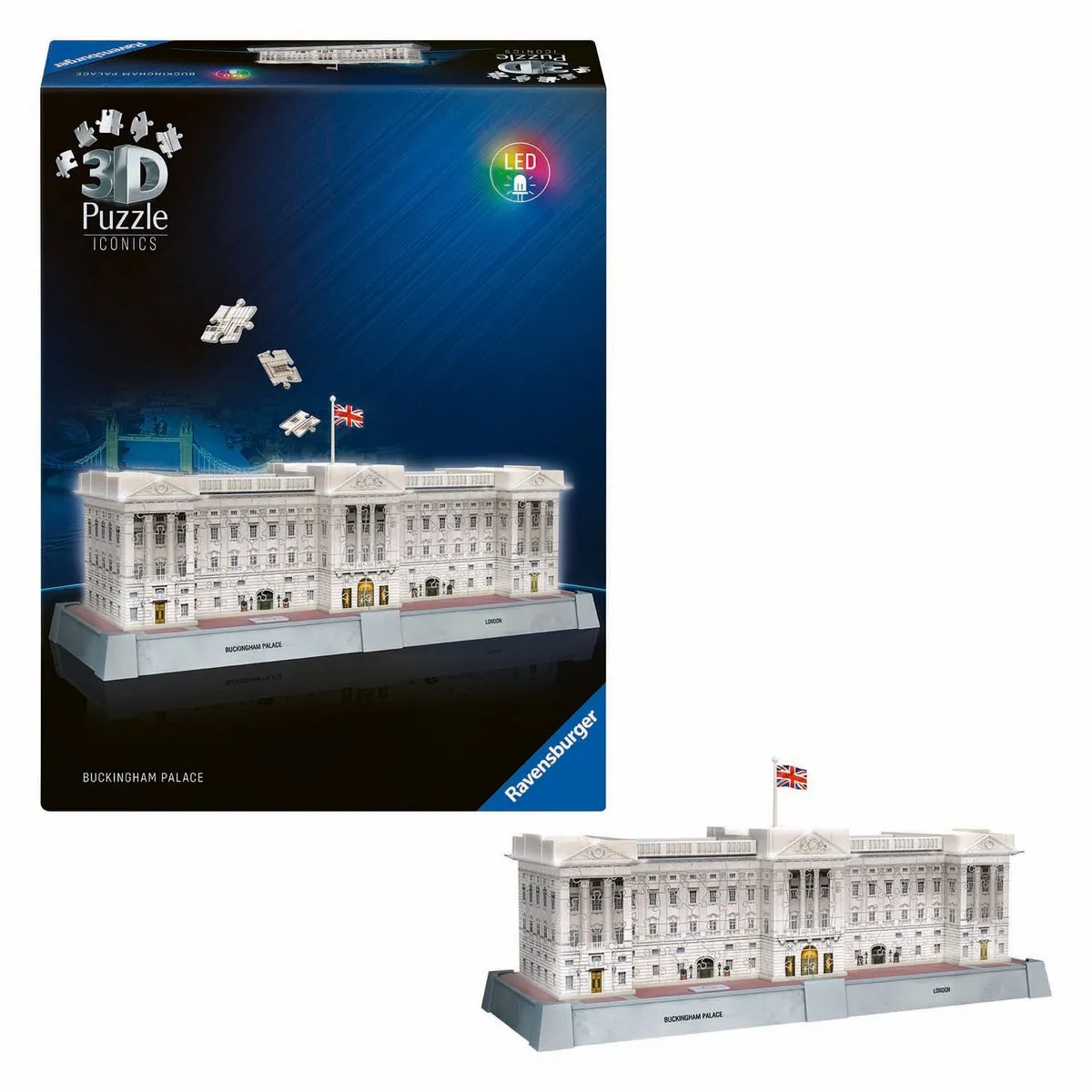 Ravensburger Iconics Buckingham Palace 3D Puzzel 3260 Stuks - Multicolor
