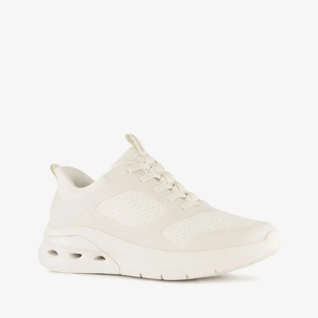 Skechers Slip-ins: BOBS Sport Arc Waves dames sneakers wit