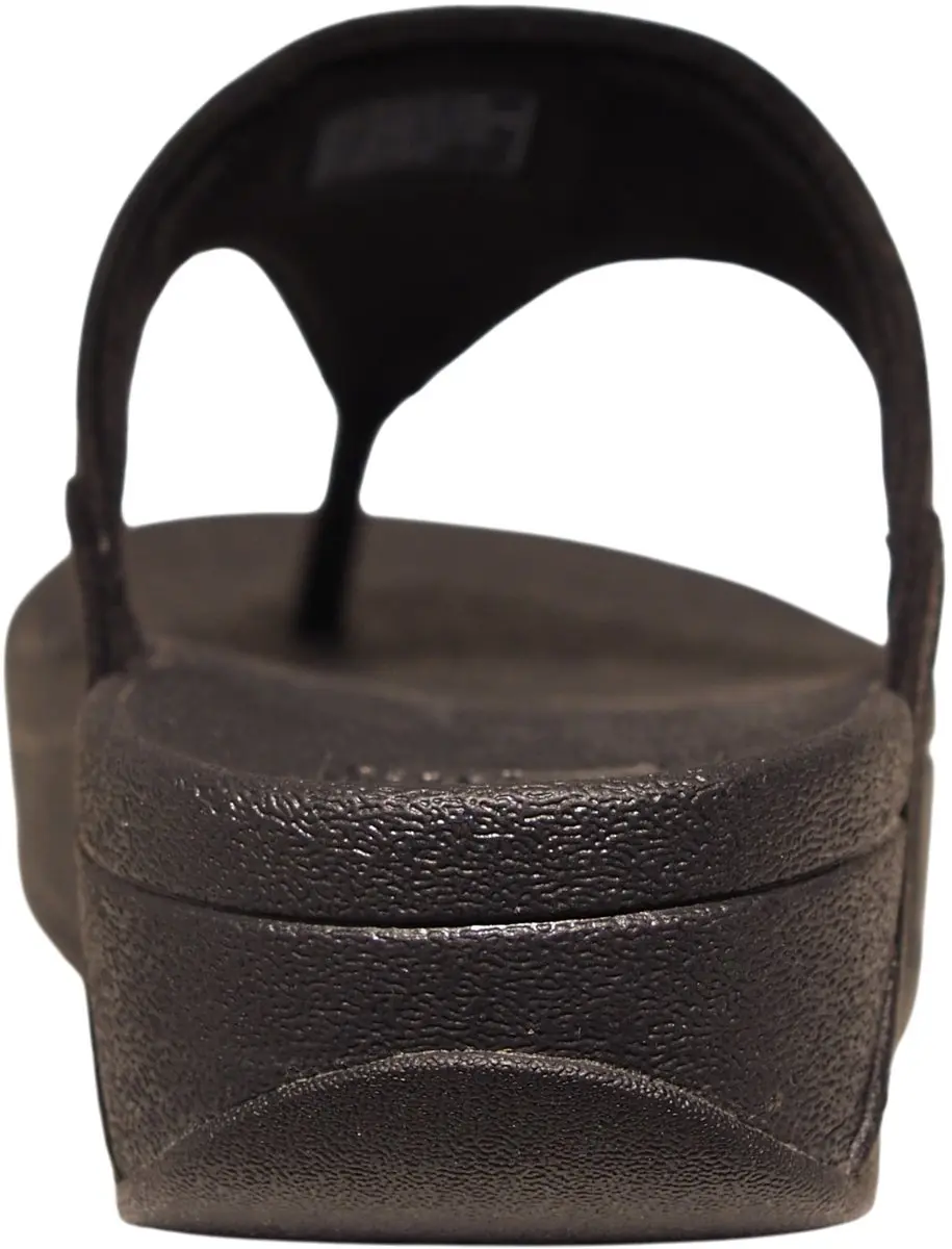 FitFlop Lulu Shimmerglitz Teenslipper - Zwart - afbeelding 6 van 6