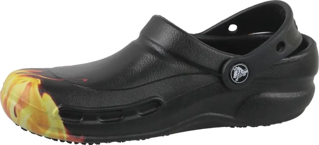 Crocs Bistro Graphic Clog  204044-001, Unisex, Zwart, Slippers maat: 37/38 EU