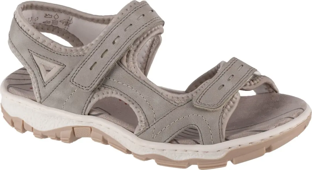 Rieker Sandals, Vrouwen, Grijs, Sandalen, maat: 36