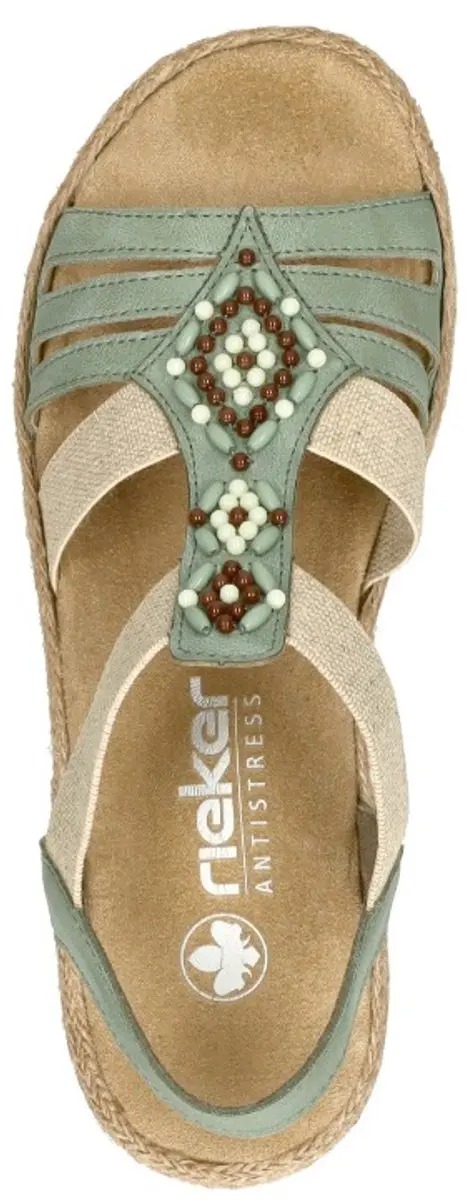 Rieker Sandalen Plat Sandalen Plat - Mint - Maat 37 - afbeelding 3 van 6