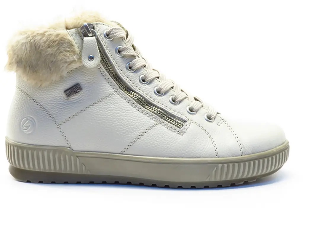 Remonte Beige veterboet bont D0780-80 BEIGE