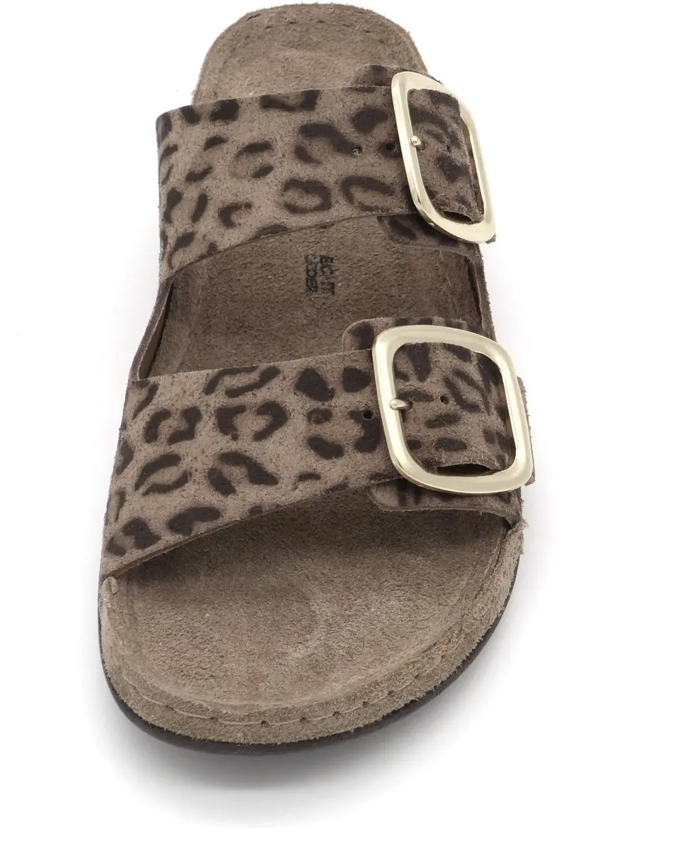 Rohde 5890 18 Slippers Dames - Bruin Panterprint - 39 - afbeelding 5 van 6