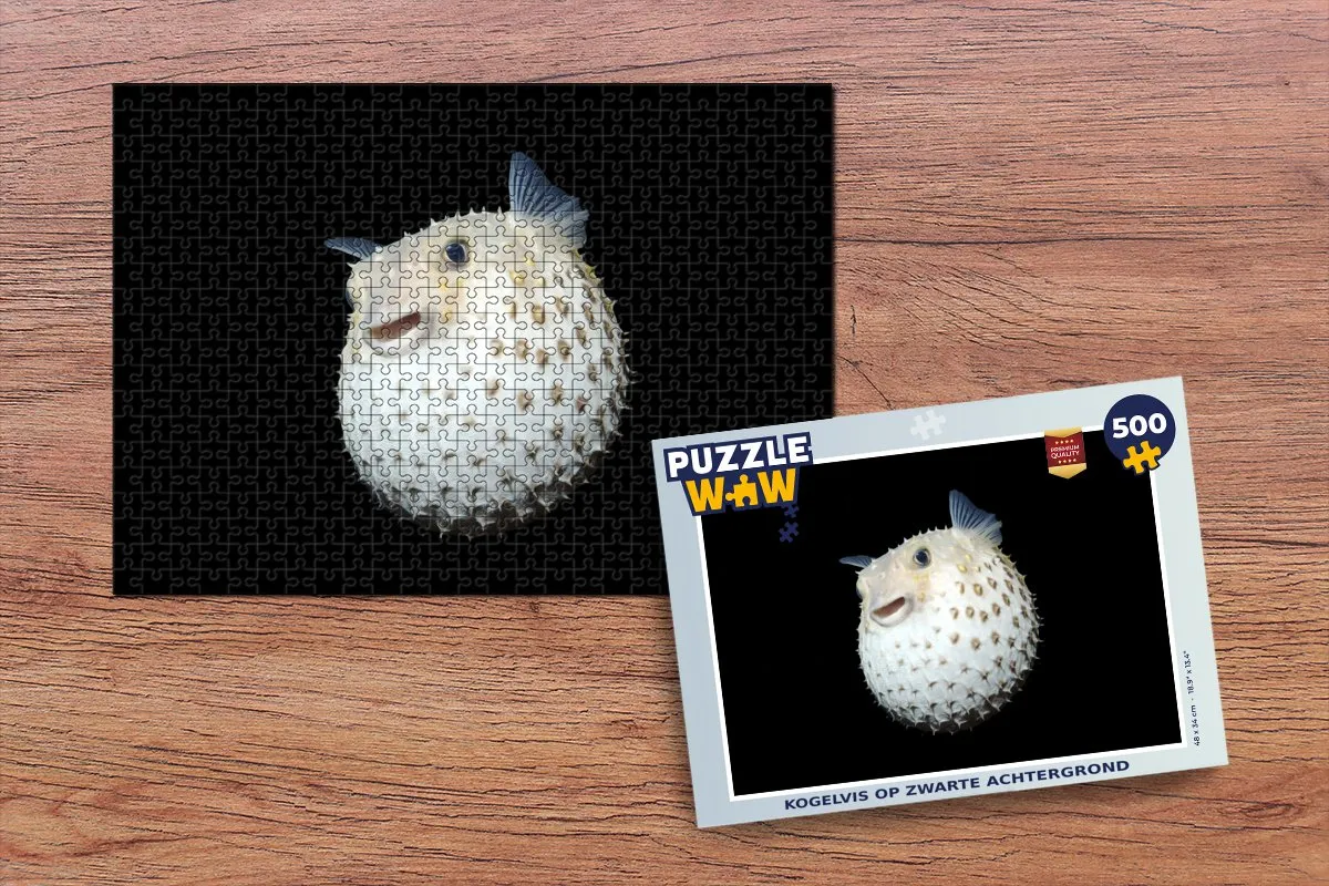 PuzzleWow Vis Zeedieren Portret Legpuzzel 500 Stuks - Multicolor