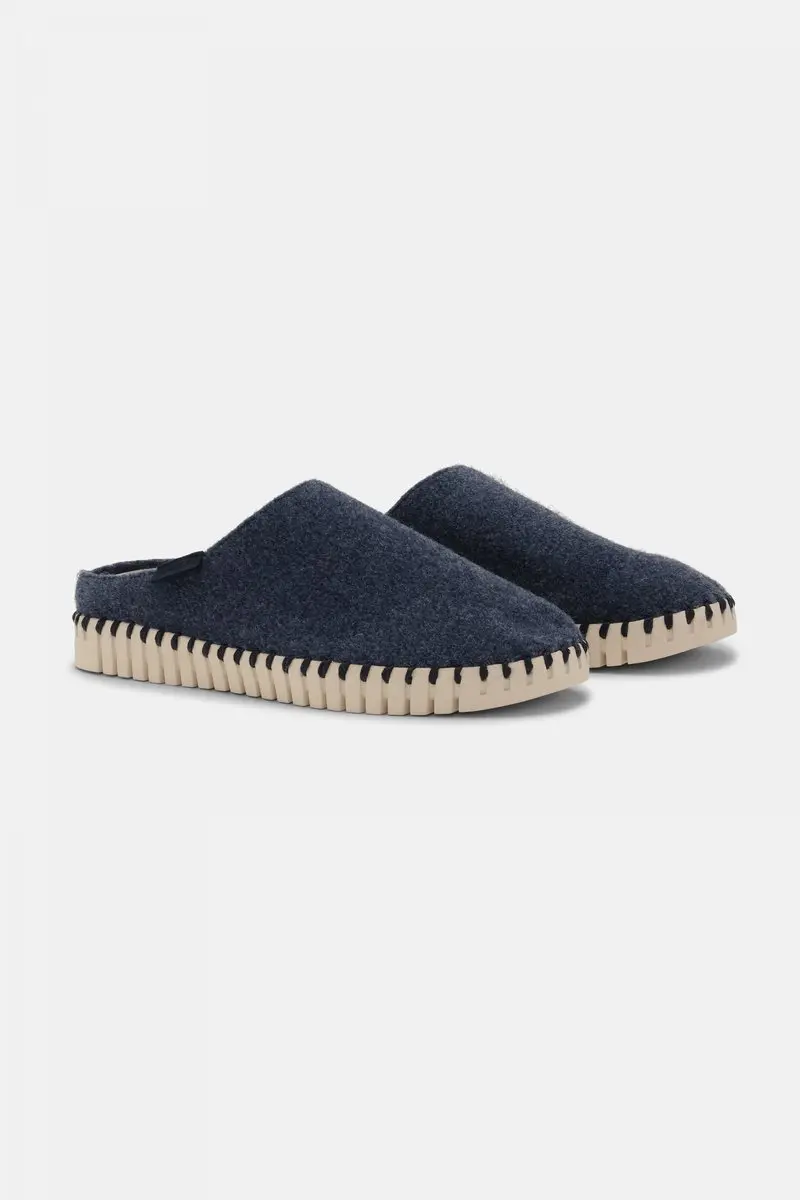 Ilse Jacobsen Vilten Pantoffels TULIP3090F - Dark Indigo