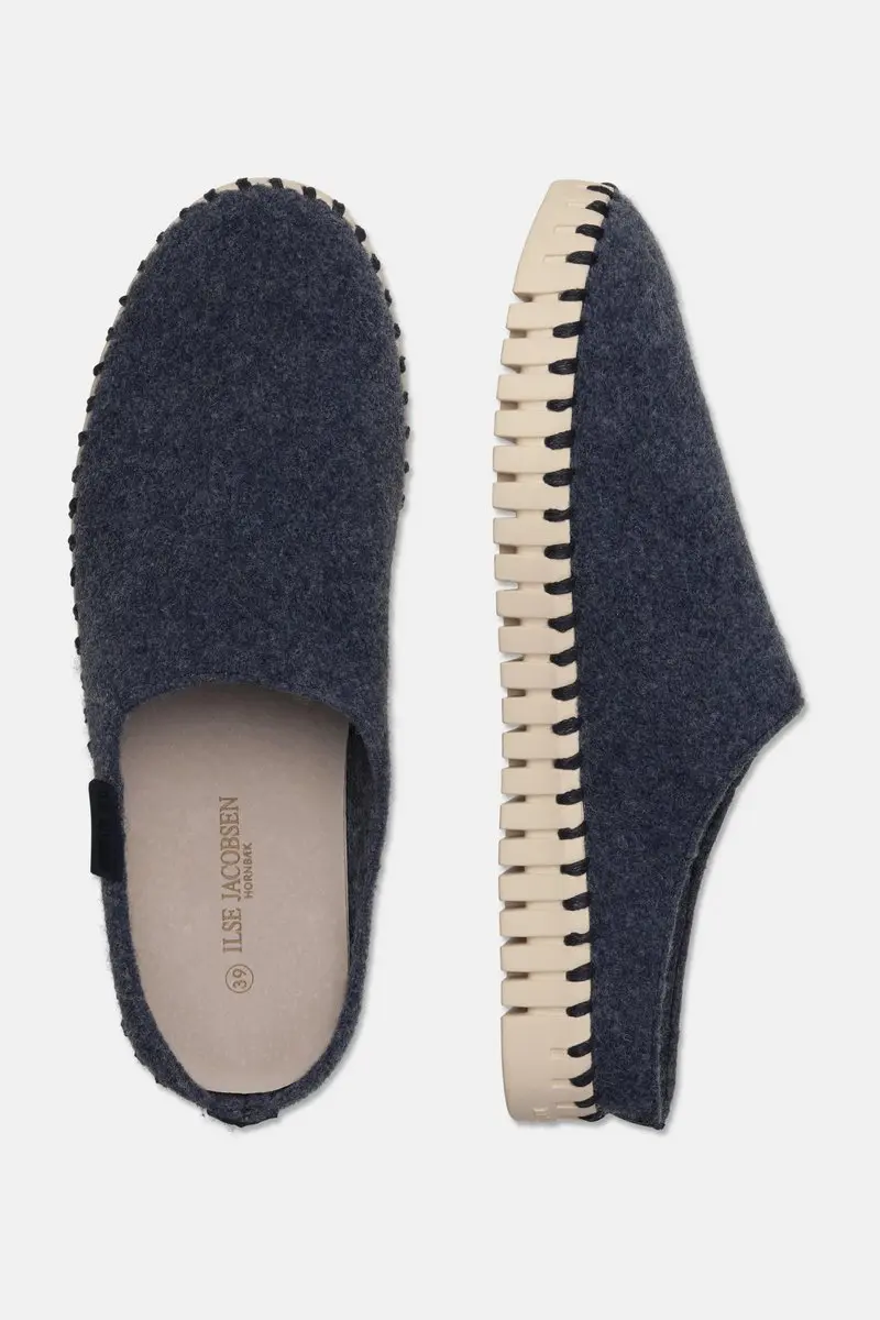Ilse Jacobsen Vilten Pantoffels TULIP3090F - Dark Indigo - afbeelding 6 van 6
