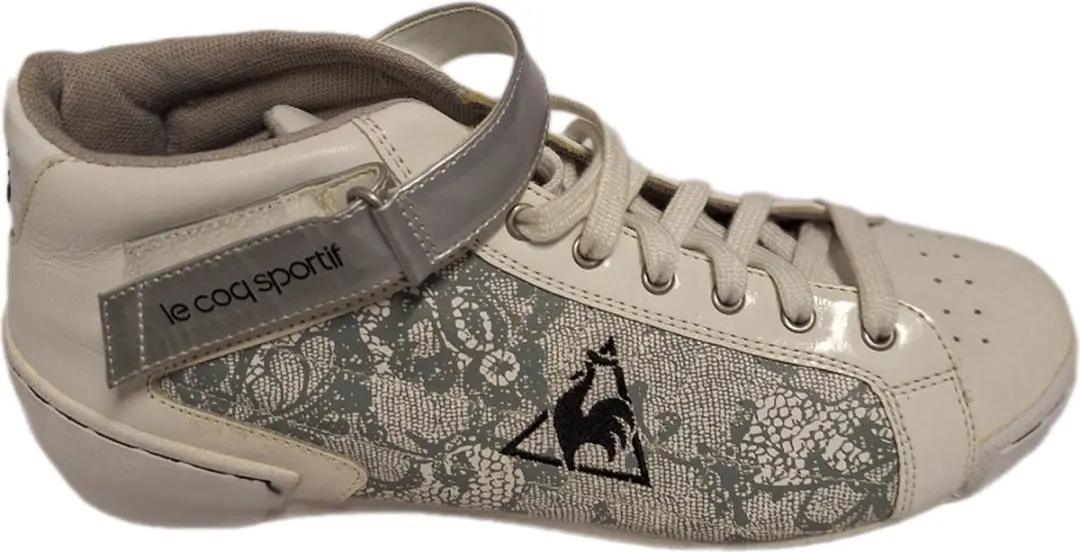 LE COQ SPORTIVE-SNEAKER-CHRISTINE/MID-WHT/BLACK-SIZE 38