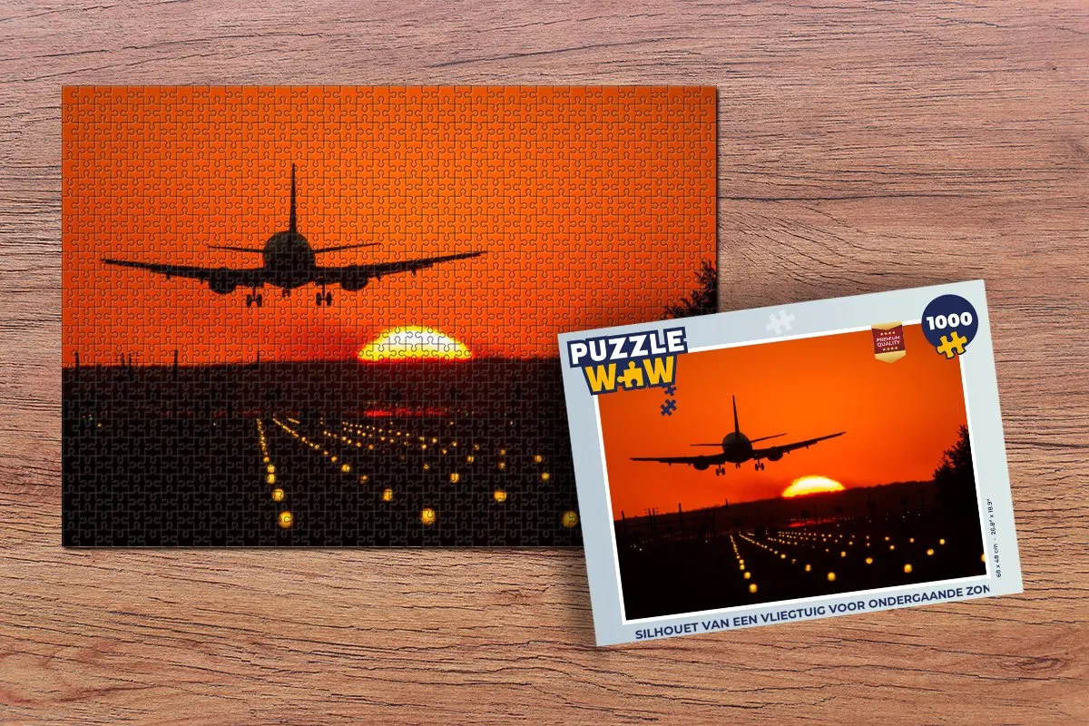 PuzzleWow Zonsondergang Legpuzzel 1000 Stuks - Multicolor