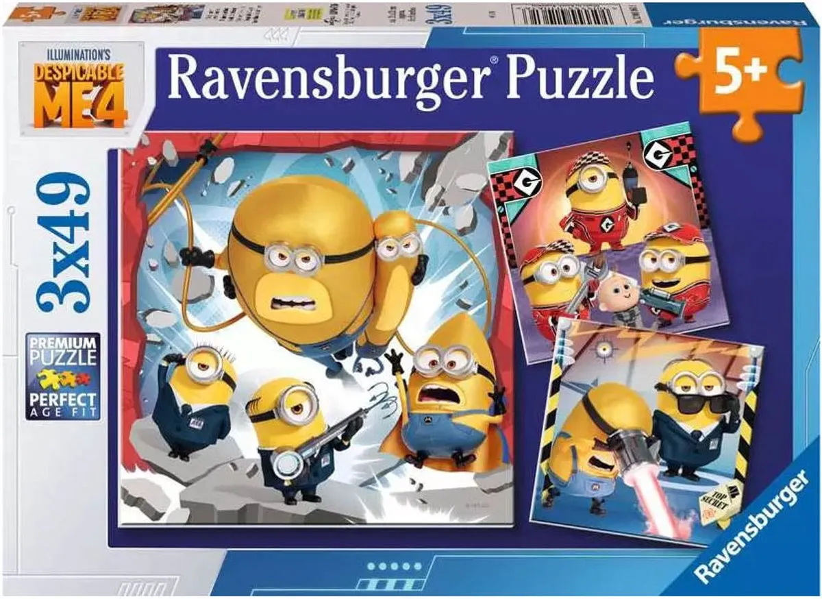 Ravensburger Despicable Me 4 Puzzels - 147 Stuks - Multicolor