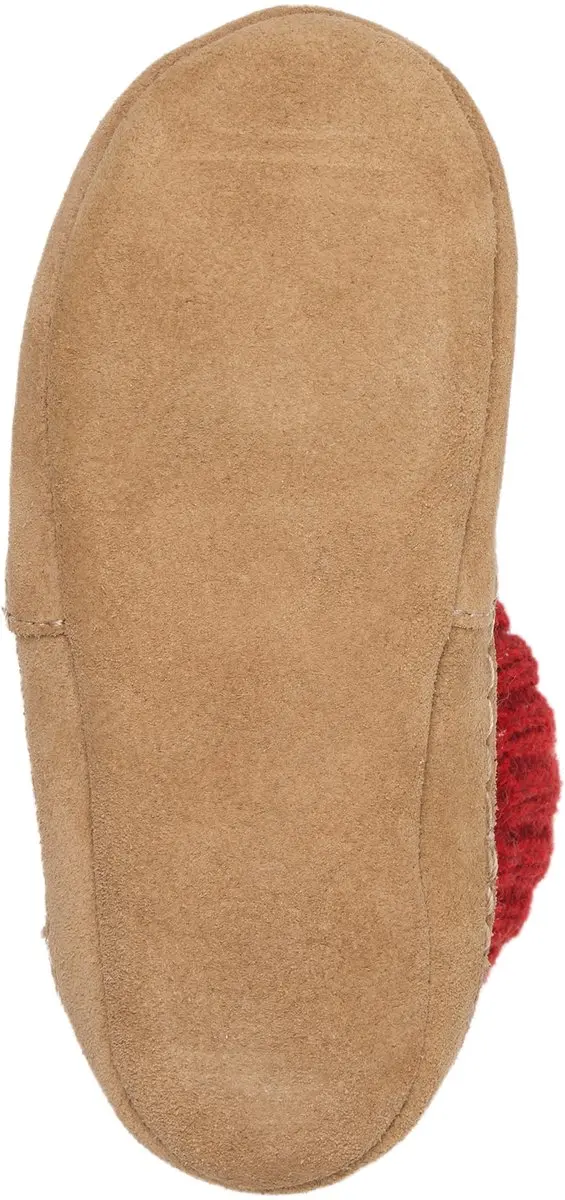 Bergstein Cozy Lux Pantoffels - Zuiver scheerwol Rood - afbeelding 5 van 6