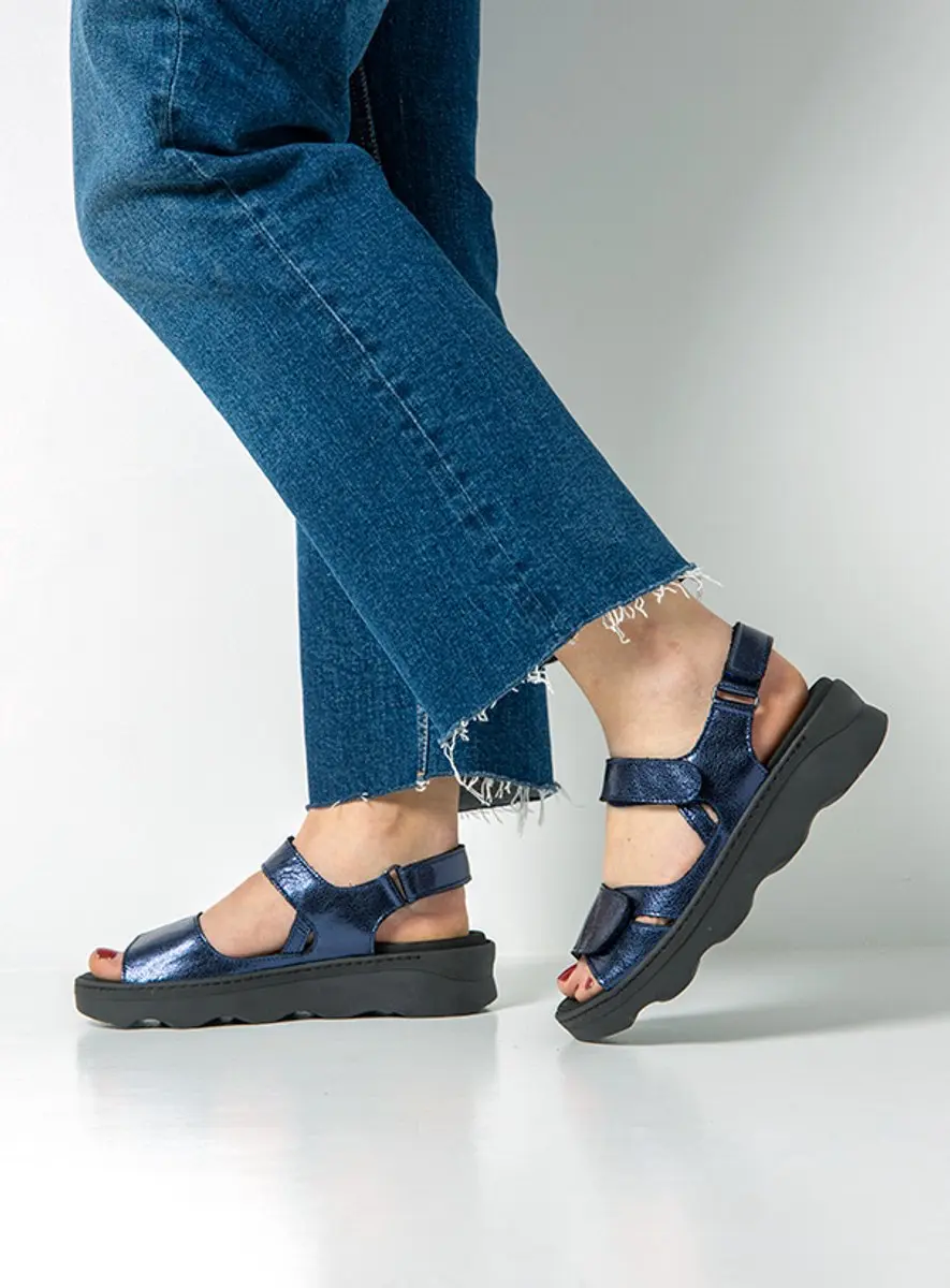 Wolky Dames Sandalen 02350 Medusa - Blauw - afbeelding 5 van 6