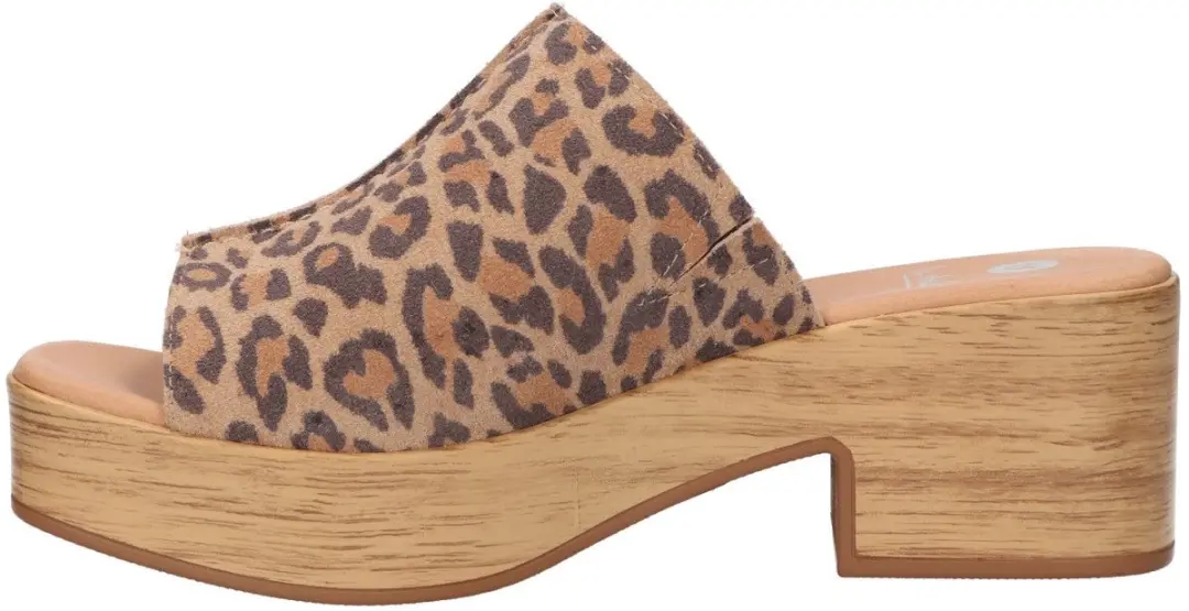 La Strada Platform Sandaal Leopard Leer