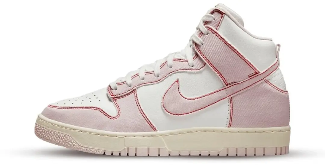 Nike Dunk High 85 Herenschoenen, 36, Summit White/University Red/Coconut Milk/Ba