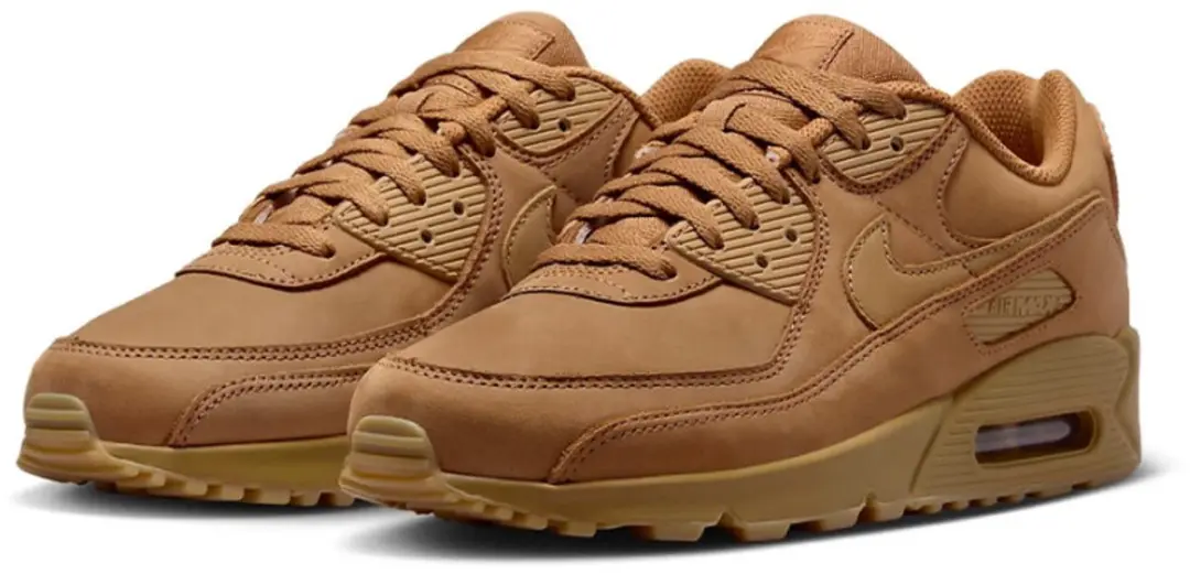 Nike Air Max 90 Premium Wheat Sneakers - Bruin - afbeelding 5 van 6