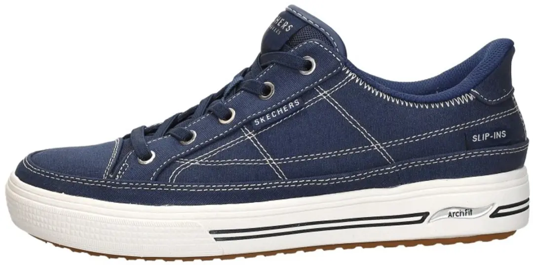 Skechers Arch Fit Arcade-See Ya There Dames Sneakers - Navy - afbeelding 2 van 6