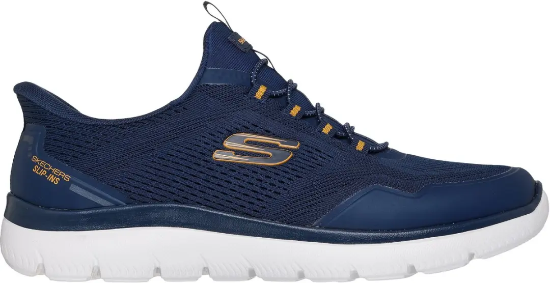 Skechers Slip-ins Summits Sneakers 233045 - 43 - Navy/Yellow - afbeelding 6 van 6