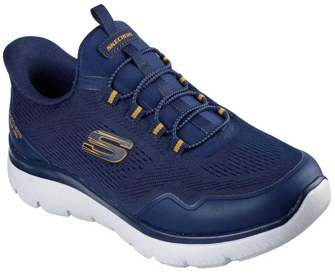 Skechers Slip-ins Summits Sneakers 233045 - 43 - Navy/Yellow - afbeelding 3 van 6