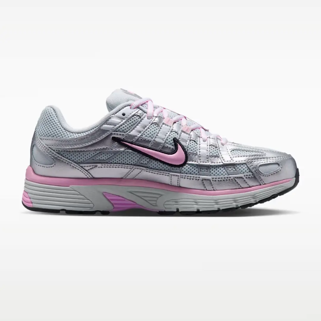 Nike P-6000 Dames Sportschoen - Maat 40.5 - Roze Metallic Silver