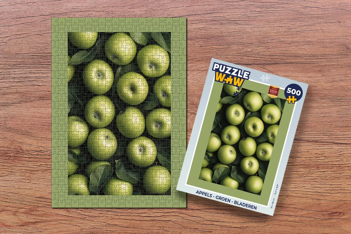 PuzzleWow Legpuzzel Appels Groen 500 Stuks - MPN 8721169403212