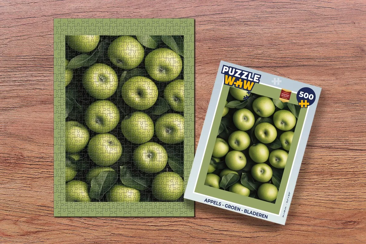 PuzzleWow Legpuzzel Appels Groen 500 Stuks - MPN 8721169403212