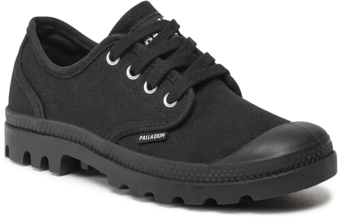 Palladium Pampa Oxford Damesschoenen - Canvas - 41 - Zwart - afbeelding 2 van 6
