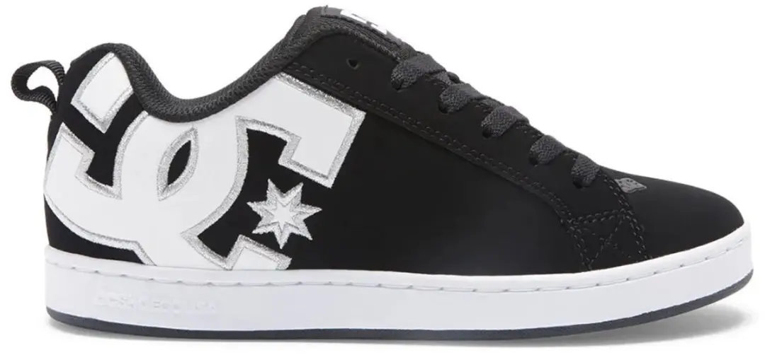 DC Shoes Court Graffik Schoenen - 37 - Zwart/Wit - afbeelding 6 van 6